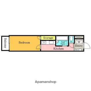 南与野プラザA【3階】の間取り