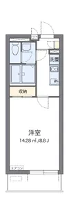 クレイノルーチェ デル ソーレ【3階】の間取り