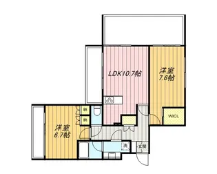 グランガーデンⅡ【5階】の間取り