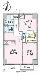 サンコロマール【3階】の間取り
