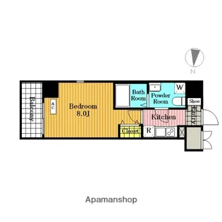 埼玉県さいたま市浦和区常盤5丁目【マンション】の間取り