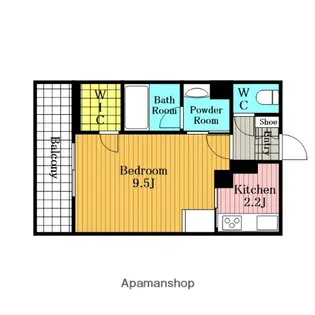 プレミアムコート【2階】の間取り