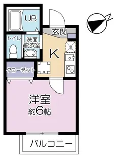 イーグル与野本町 B棟【2階】の間取り