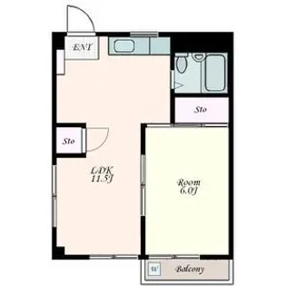吉岡マンション【2階】の間取り