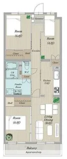 PLENDY北浦和【2階】の間取り