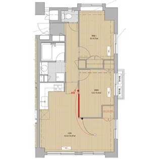 LaSante浦和常盤公園【9階】の間取り