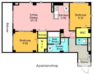 ハウス・デ・フリーデンス【3階】の間取り