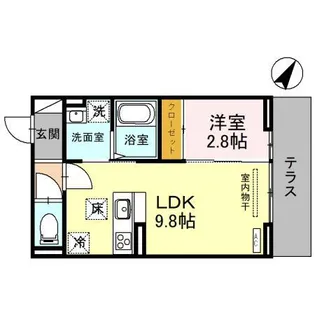 ディール北浦和Ⅰ【1階】の間取り