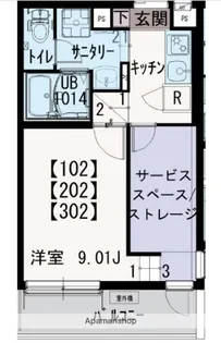 IXO上木崎【2階】の間取り