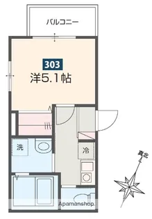 ハレアカラ東浦和【3階】の間取り