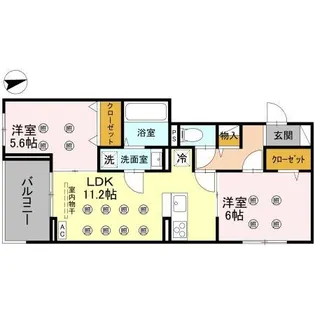 ジョイアポスト【2階】の間取り