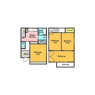 埼玉県さいたま市浦和区木崎5丁目【一戸建】の間取り