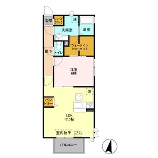 LILY BELLE【1階】の間取り