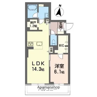 ラヴィエール浦和元町【301号室】の間取り