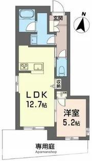 グラン浦和【1階】の間取り