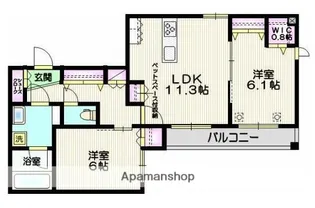 LELIEN浦和領家【3階】の間取り