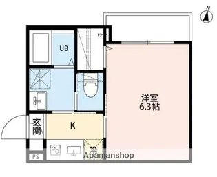 ROBOT HOME 北浦和【3階】の間取り