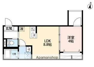 ROBOT HOME 北浦和【2階】の間取り