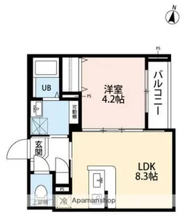 ROBOT HOME 北浦和【202号室】の間取り