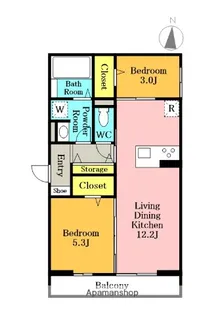 NOBLE RAFFINER 元町【3階】の間取り