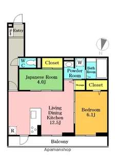 NOBLE RAFFINER 元町【2階】の間取り