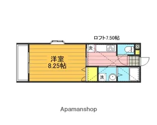 ソシアルⅡ【106号室】の間取り
