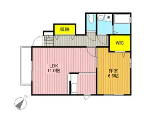 センシア【1階】の間取り