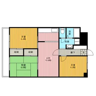 第3武笠ビル【3階】の間取り