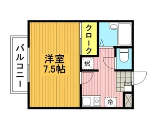 カーサ クーナ【1階】の間取り