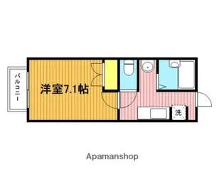 パセオ鈴谷【106号室】の間取り