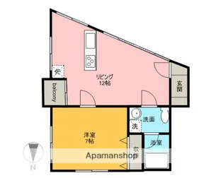埼玉県さいたま市浦和区大東1丁目【マンション】の間取り