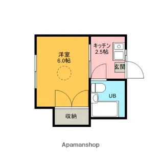 マルタハイツ【202号室】の間取り
