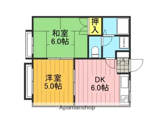 埼玉県さいたま市桜区栄和5丁目【アパート】の間取り