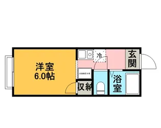 ブランチXⅡ【204号室】の間取り