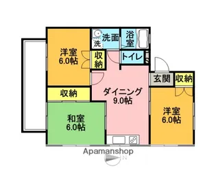 ハイムバードコール【2階】の間取り