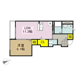 FRANGIA(フランジア)【1階】の間取り