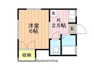 グローリー浦和【1階】の間取り
