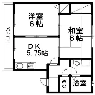 ユーハイツ【1階】の間取り