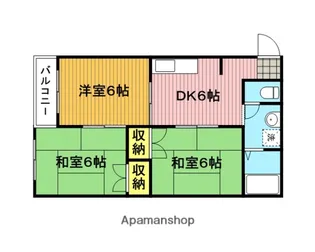 チェリーコーポ【4-A号室】の間取り