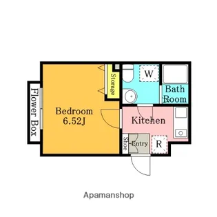 エストセーナ桜木【305号室】の間取り