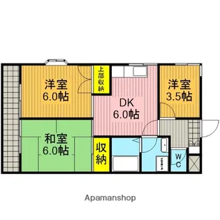 メゾンドール【103号室】の間取り