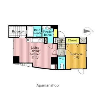 AXIS下町【3階】の間取り