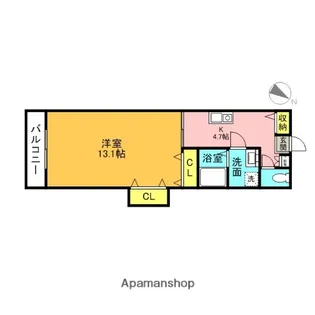 MKY402【202号室】の間取り