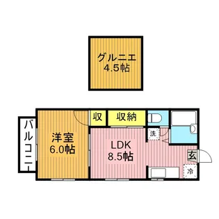 カナディアンハイツ日進【2階】の間取り
