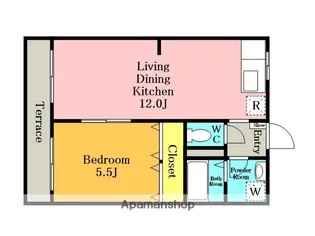 サンベル21【1階】の間取り