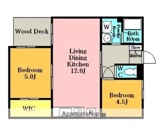 サンロイヤルレジデンス【103号室】の間取り