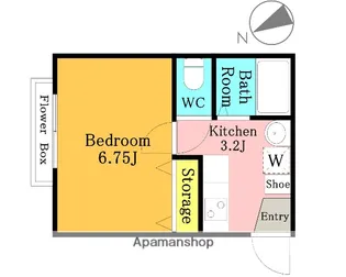 ZXIV西大宮【103号室】の間取り