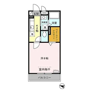 グランシャリオ 桜木【3階】の間取り