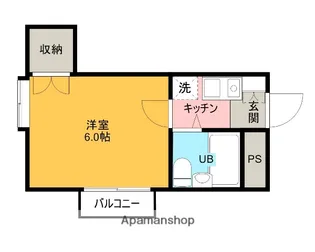 メゾン・ド・モネ【101号室】の間取り