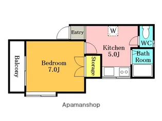 トミサワコーポ【201号室】の間取り